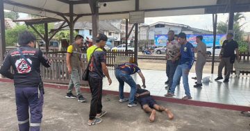 ตรวจสอบมีบุคคลอาละวาด ทำลายข้าวของ สถานีรถไฟนาบอน