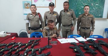 ตรวจอาวุธปืน 