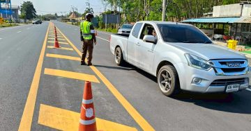 กวดขันวินัยจราจรแยกมิตรไทย