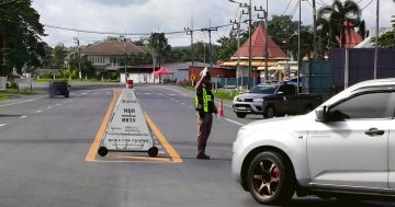 กวดขันวินัยจราจรแยกมิตรไทย