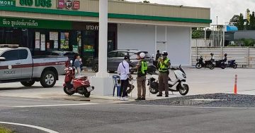 กวดขันวินัยจราจรแยกมิตรไทย